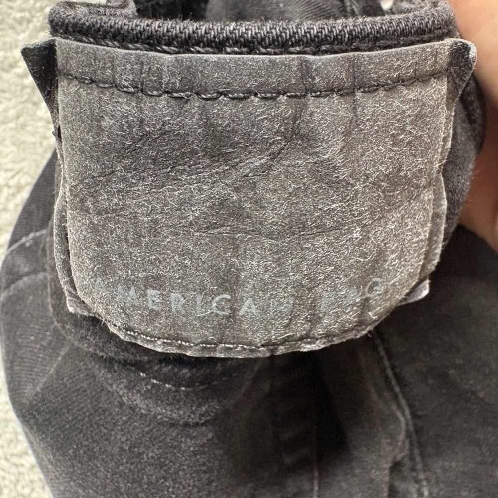 American Eagle Jeans Mens 30X34 Black Athletic Skinny Mid Rise Stretch Denim - Picture 12 of 15